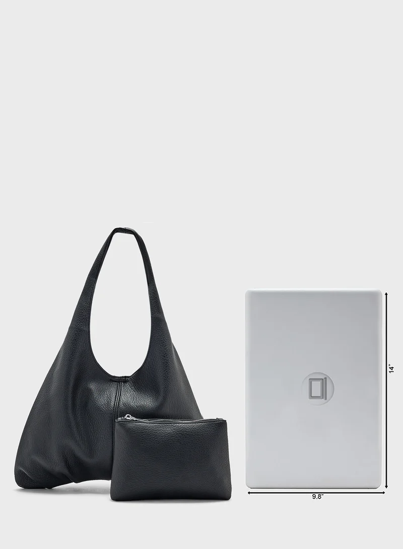 Ginger Large Mild Grain Hobo Bag