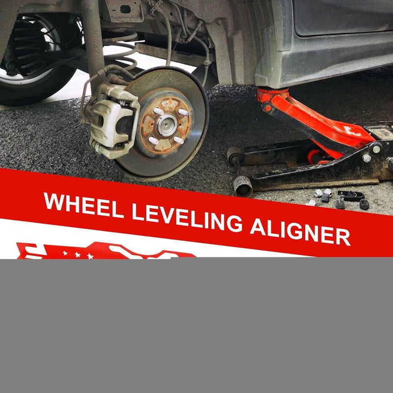 Alignment Tool | Toe Plates Wheel Alignment Tool | Accurate Alloy Steel Gadget Adjustable Plates for Tire Garage Automotive Vehicle Autos Car Truck - Image 4