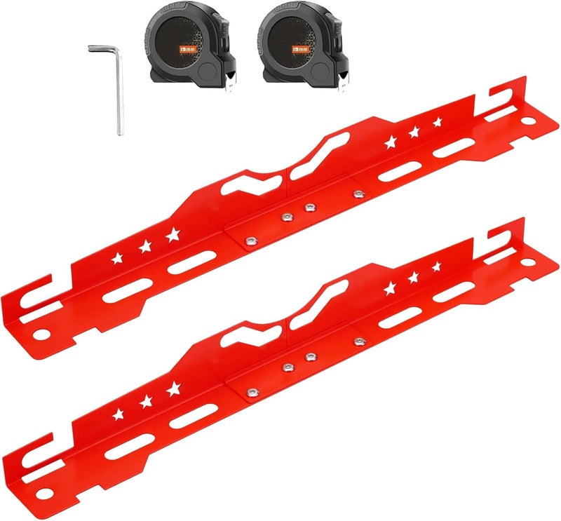 Alignment Tool | Toe Plates Wheel Alignment Tool | Accurate Alloy Steel Gadget Adjustable Plates for Tire Garage Automotive Vehicle Autos Car Truck - Image 1