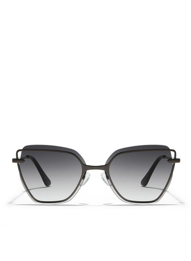 بلاك أوت نظارة شمسية ستارلايت للنساء من بلاك آوت باي آيوا، عين القطة، رمادي/أسود - Image 1