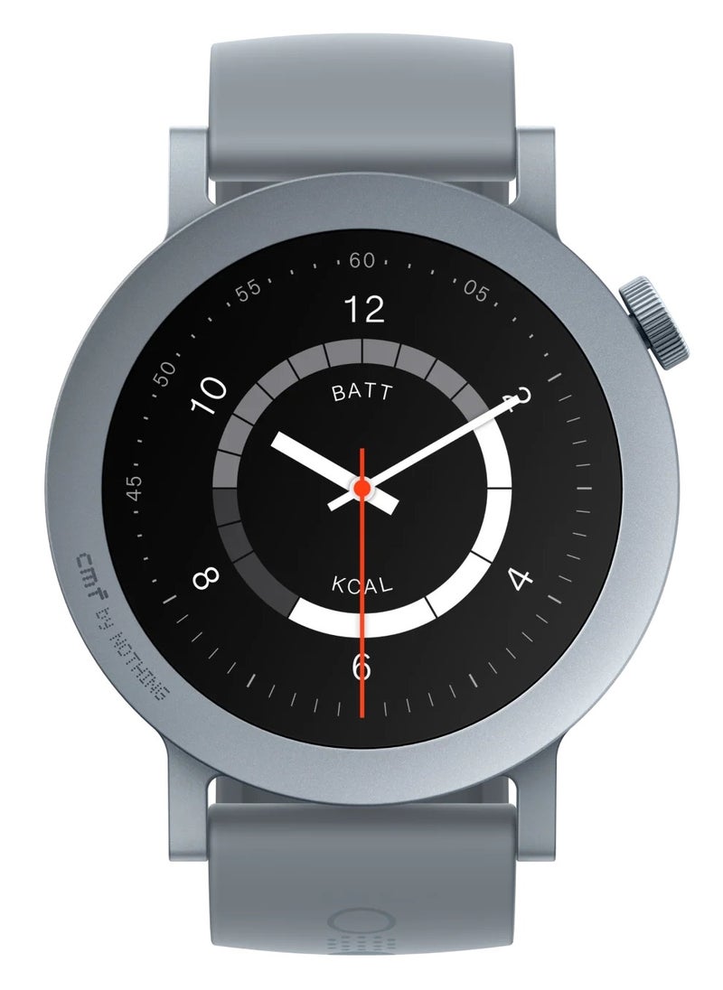 CMF Watch Pro 2 Smartwatch for Men Women, Fitness Tracker with Heart Rate, SPO₂ Monitoring,120 Sports Model, Bluetooth Calls with AI Noise Reduction, IP68 Waterproof with GPS for Android iOS Ash Grey