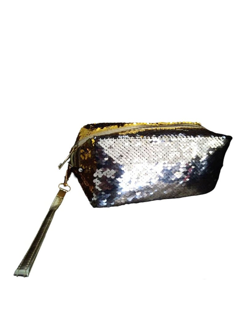 مقلمة متغيرة الألوان للبنات والسيدات (ذهبي/فضي) - Image 1