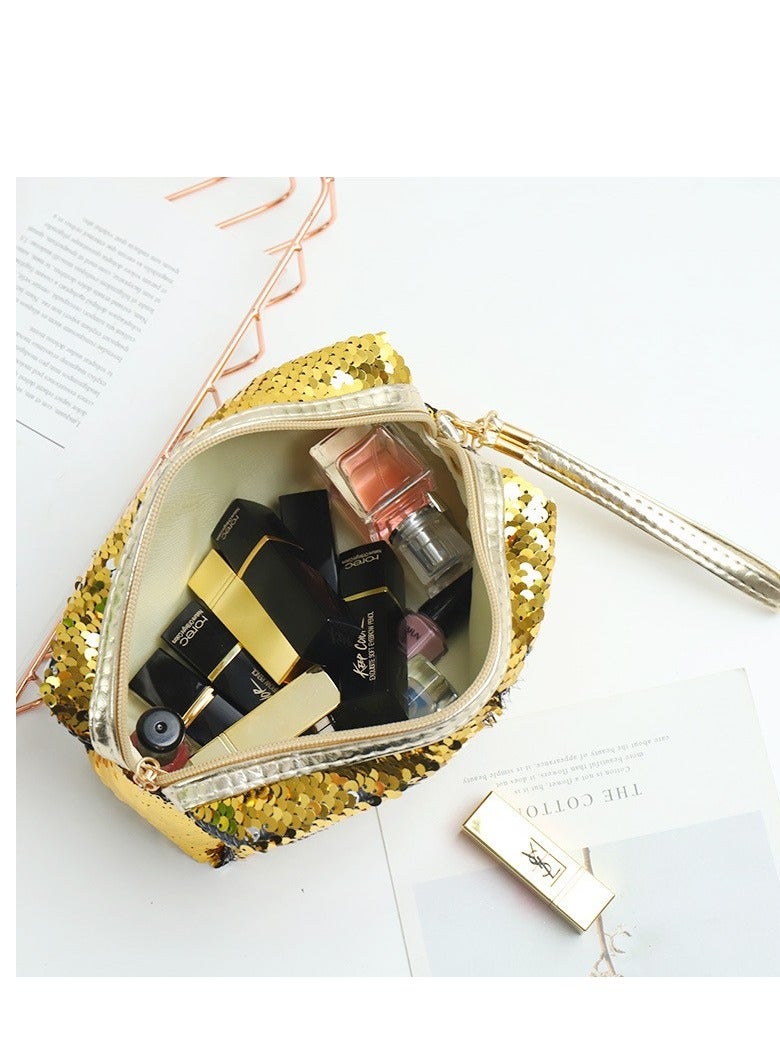 مقلمة متغيرة الألوان للبنات والسيدات (ذهبي/فضي) - Image 2