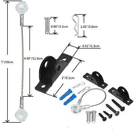 Home Master Hardware Furniture Anchors AntiTip Kit 6 Pack Furniture Straps for Baby Proofing Secure 400 lbs Cabinet Prevent Falling Prevention Strap Wall Anchor Prevent Child Pet Safety HOME MASTER HARDWARE - Image 2