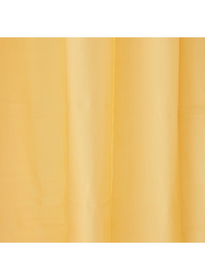 Lenox Solid Shower Curtain With 16 Hooks 240x180 cm