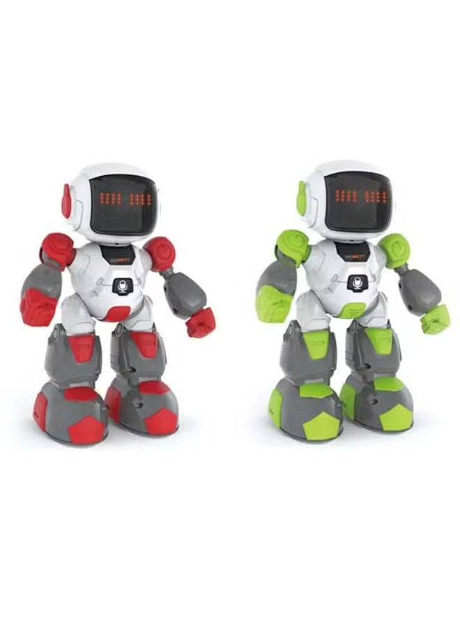 Smart RC Robot – Rechargeable Remote-Controlled Robot Toy with Voice, Light & Music Features  - Image 3