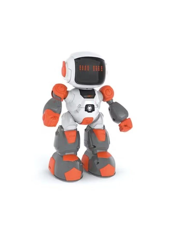 Smart RC Robot – Rechargeable Remote-Controlled Robot Toy with Voice, Light & Music Features  - Image 2