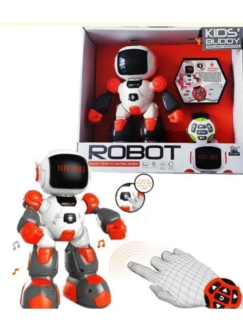 Smart RC Robot – Rechargeable Remote-Controlled Robot Toy with Voice, Light & Music Features  - Image 5
