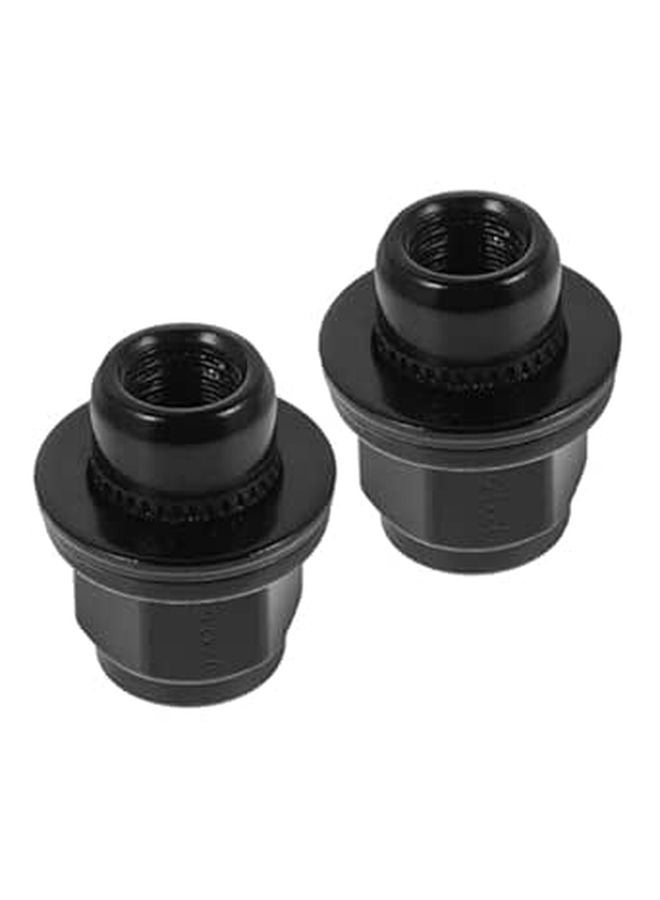 Heavy Duty Black Wheel Lug Nuts 12x1 5 Thread Fit Truck Trailer Tire Replacement - Image 1