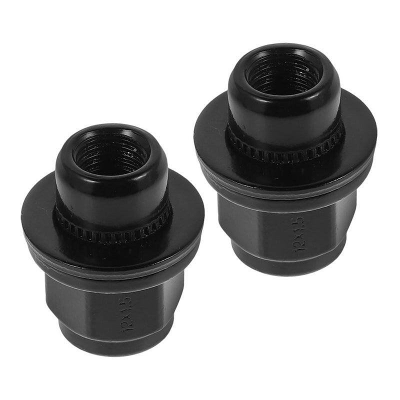 Heavy Duty Black Wheel Lug Nuts 12x1 5 Thread Fit Truck Trailer Tire Replacement - Image 2