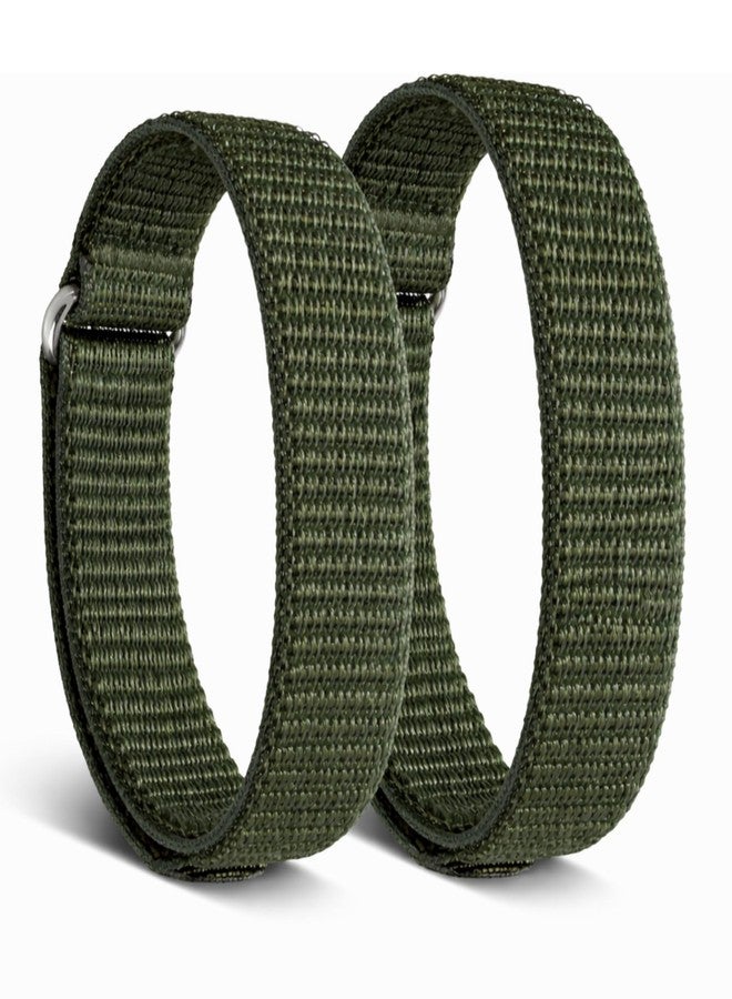 WuzuTech Herz P1 Smart Band FlexPro Wristband - Green Power Replacement 2x Nylon Band Set with Short and Long Stretch Bands with Adjustable Velcro Latch Compatible with Hume Band - Image 1