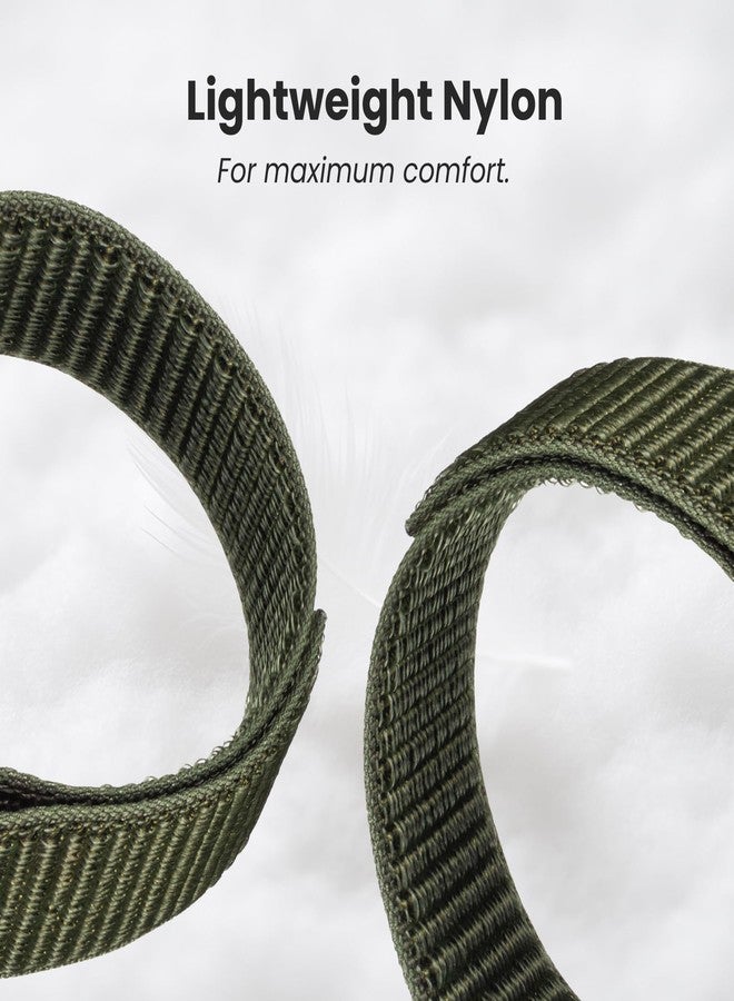 WuzuTech Herz P1 Smart Band FlexPro Wristband - Green Power Replacement 2x Nylon Band Set with Short and Long Stretch Bands with Adjustable Velcro Latch Compatible with Hume Band - Image 3