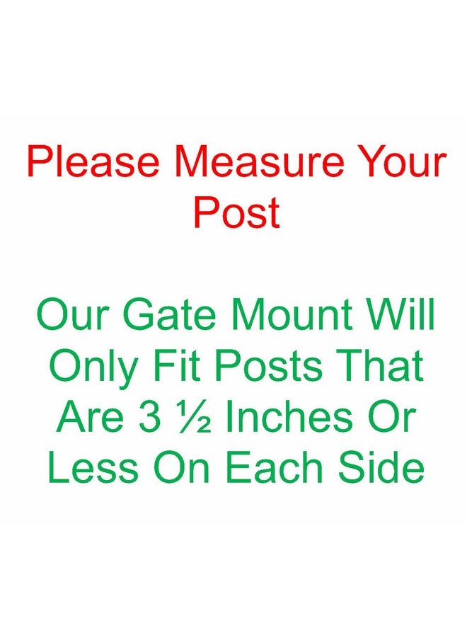 Safety Innovations - Safety Innovations No Hole Stairway Baby Gate Mounting Kit - Fits Posts from 2 3/4 inches to 3 1/2 inches Wide with Square or Round Tops - No Adhesives On Or Screws in Your Posts, (1-Pack) - Image 1