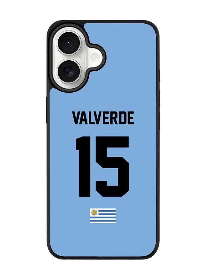 Stylizedd iPhone 17 Case, [Compatible with MagSafe] Slim Magnetic cover Phone Case iPhone 17 -Football - Uruguay ,  Valverde - Image 1
