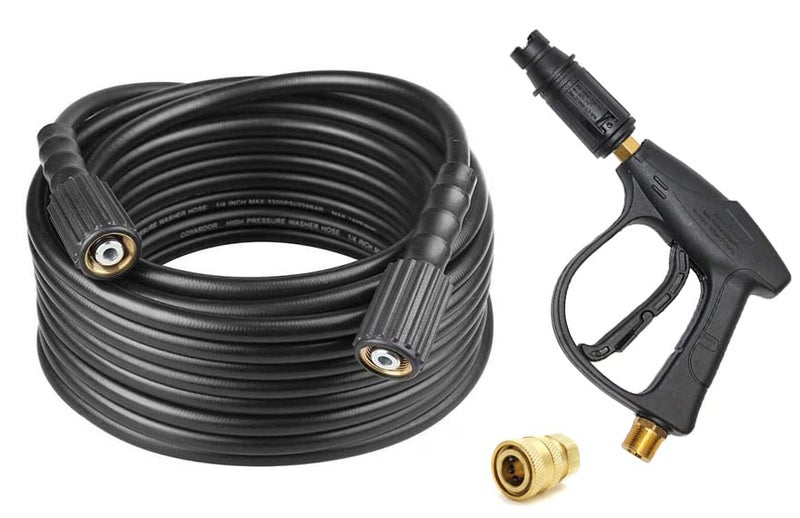 Digital Craft Pressure Washer Hose Pipe 170Bar 2465PSI M2215 14mm High Pressure Washer Hose Spray Water Pressure Washer PipePressure Washer GunQuick Connector - Image 1