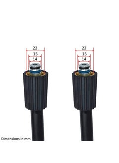 Digital Craft Digital Craft Pressure Washer Hose Pipe 170Bar 2465PSI M2215 14mm High Pressure Washer Hose Spray Water Pressure Washer PipePressure Washer GunQuick Connector  - Image 4