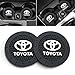 XIGRALUCK Car Cup Holder Coaster for Toyota Sport Recessed Silicone Cupholder Coaster Interior Accessories 275in 2Pack Black - Image 2