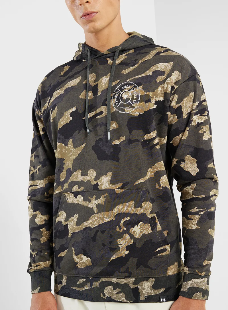 UNDER ARMOUR Project Rock Aop Terry Hoodie