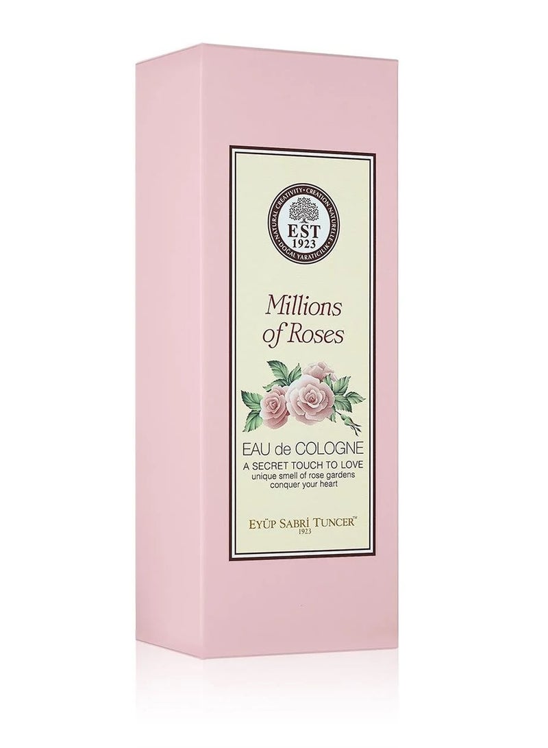 eyup sabri tuncer Millions Of Roses 150 ml Eau De Cologne - Glass Bottle - Image 3
