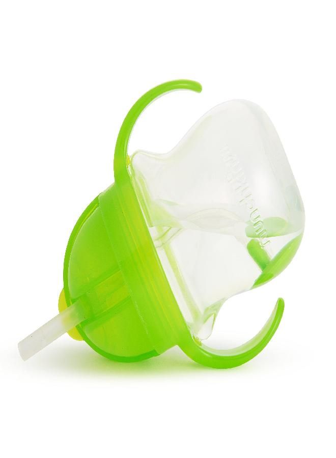 Munchkin Munchkin® Any Angle™ Weighted Straw Trainer Cup with Click Lock™ Lid, 7 Ounce, 2 Pack, Blue/Green  - Image 3