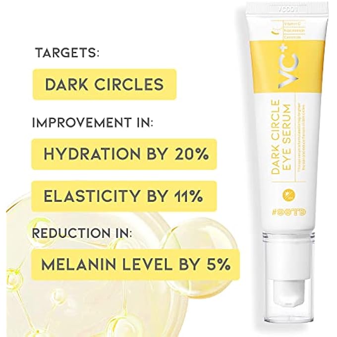 #OOTD Eye Serum with Vitamin C, Niacinamide, Ceramide [ 30 g ] Korean Dark Circle Under Eye Treatment for Men and Women, Sensitive Kbeauty Face and Skin Care by Oxygen of the Day - Image 3