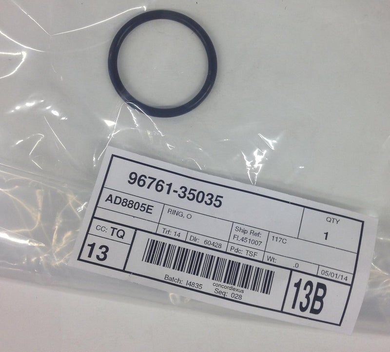 96761-35035, Engine Coolant Pipe O-Ring
