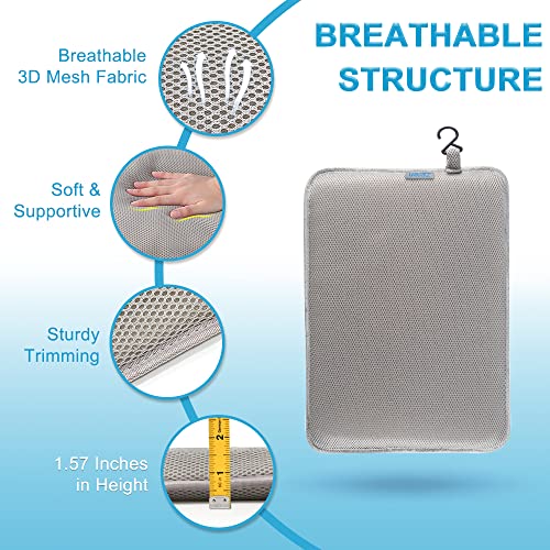 Zelen Shower Seat Cushion for Inside Shower, Bath Seat Mat Cushion Shower Chair Pad for Elderly Seniors, Bath Chair Pad Shower Bench Pillow Bathtub Cushion Tub Seats for Butt Sitting - Image 5