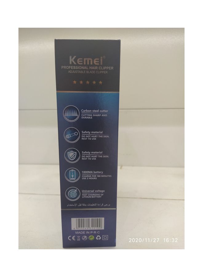 NIBEMINENT KM-2010 Hair Trimmer Silver 19cm - Image 4