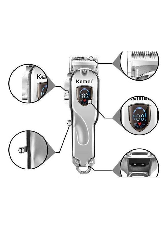 NIBEMINENT KM-2010 Hair Trimmer Silver 19cm - Image 2