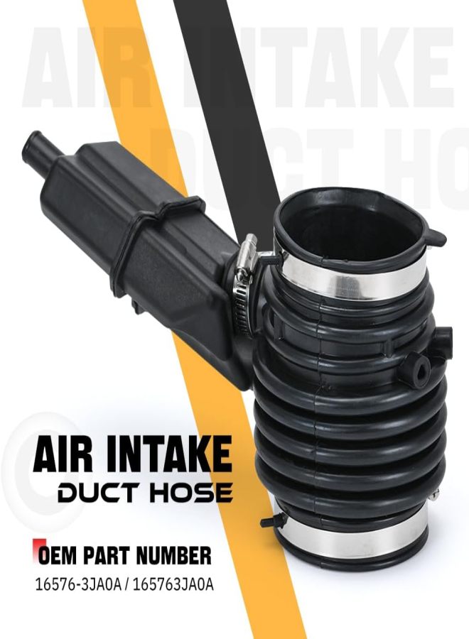Engine Air Intake Hose 16576-3JA0A Compatible with Nissan Murano 2015-2023, Pathfinder 2013-2016, Infiniti QX60 2014-2016, JX35 2013 Air Mass Sensor 165763JA0A 004B - Image 2