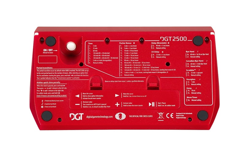 DGT New DGT 2500 Official Fide Digital Chess Clock/Timer - JUST Released - Image 3