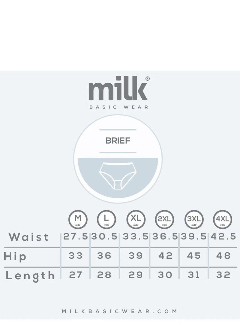 Milk Essences® Women Printed Briefs - Bundle Of 6 Printed Briefs - Image 3