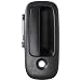 IFATRUNK Exterior Door Handle Front Right Passenger Side for 19962009 Chevy Express GMC Savana 1500 2500 3500 4500 Van Replces 79321 Black wKey Hole - Image 2