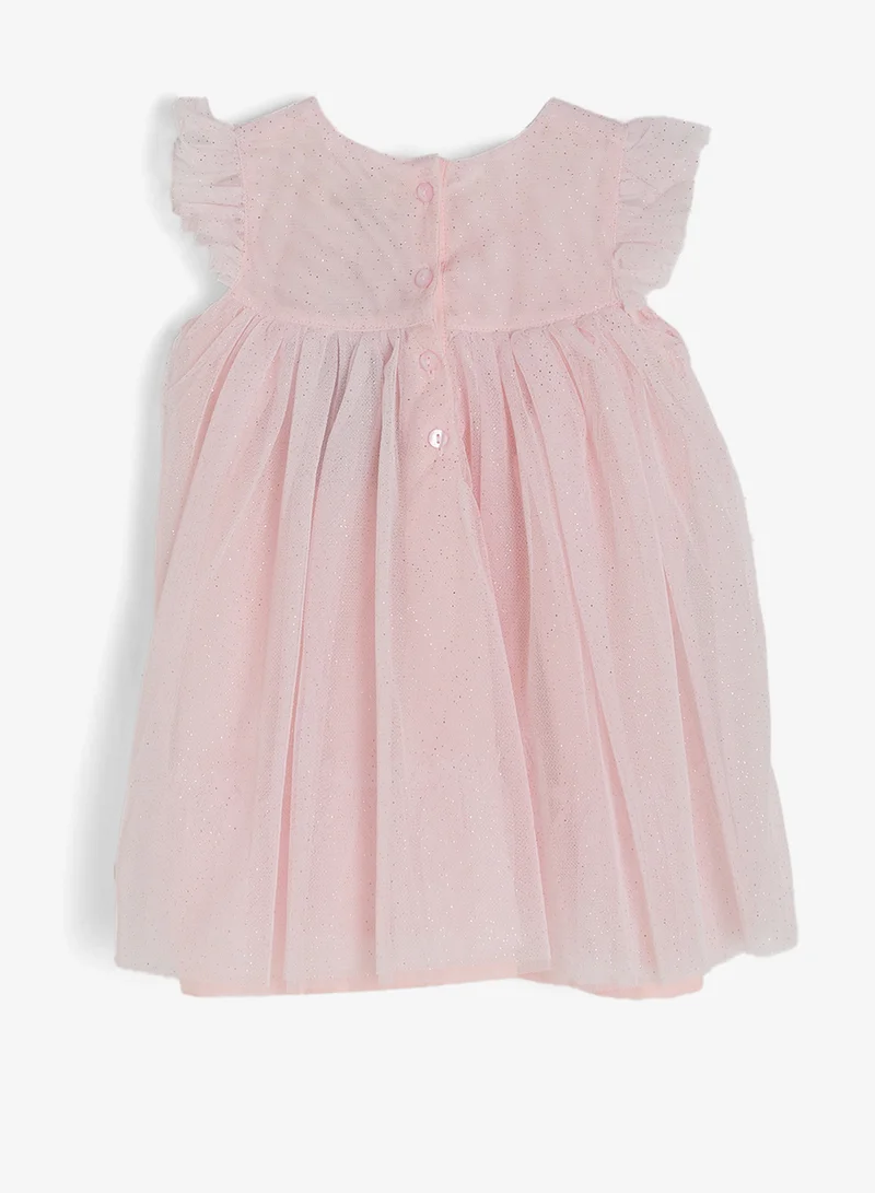 ريبلز مع نمشي Girls Tulle Dress with Glitter