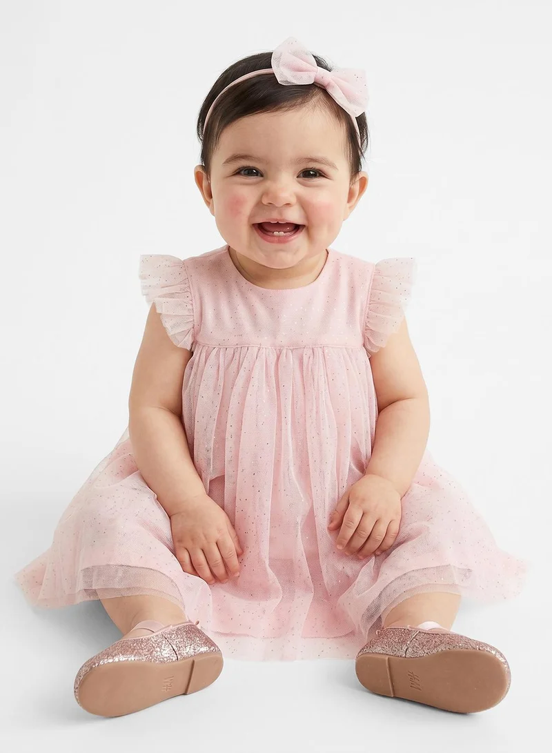Ripples  Girls Tulle Dress with Glitter for Women | Best Price UAE