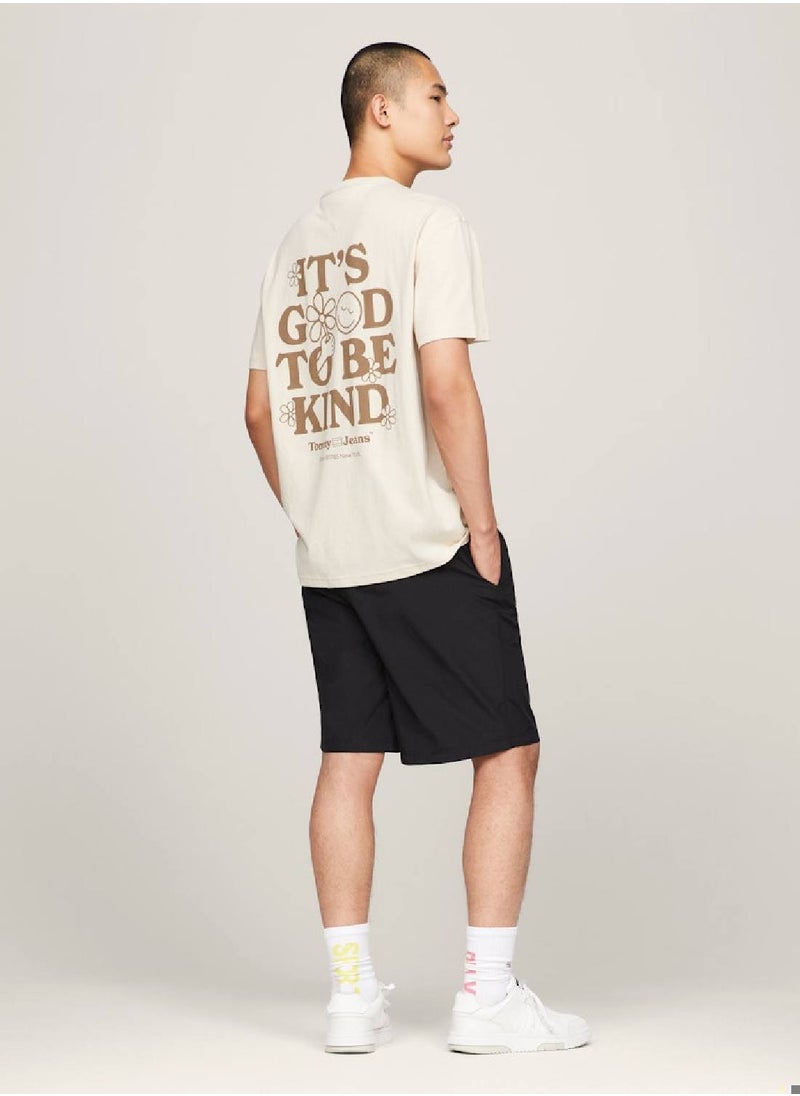 TOMMY JEANS Back Graphic Logo Print T-Shirt  - Image 2
