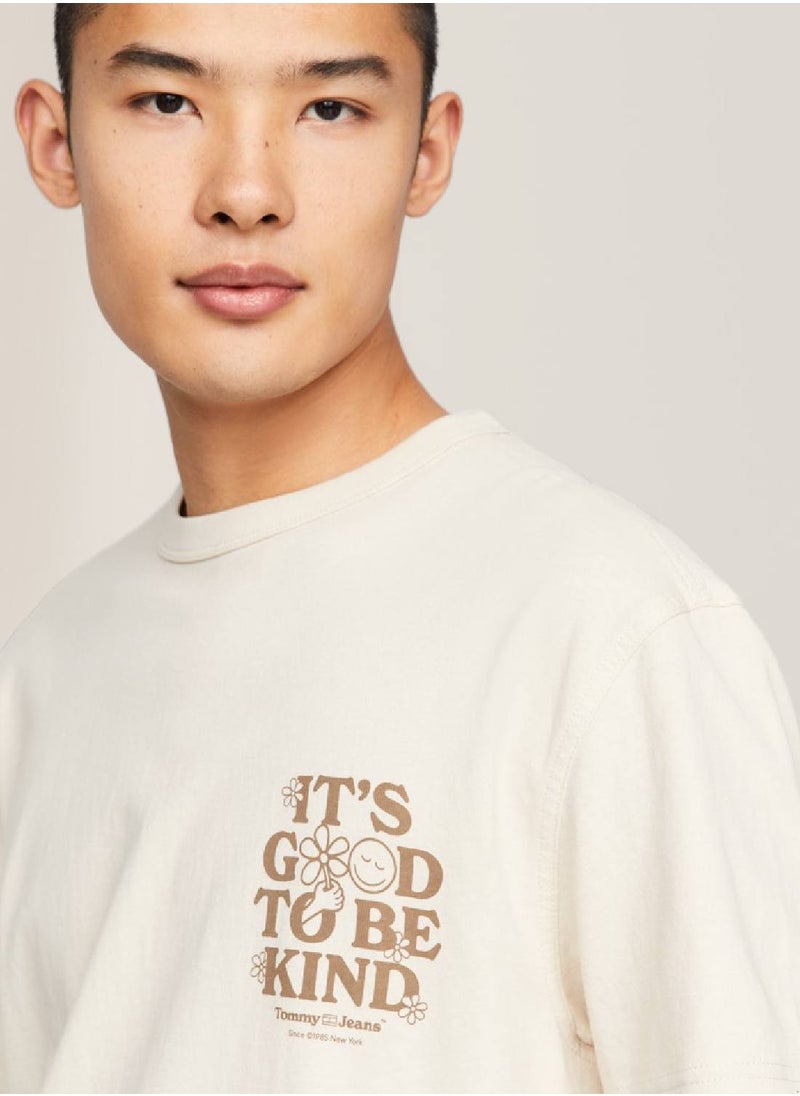 TOMMY JEANS Back Graphic Logo Print T-Shirt  - Image 3