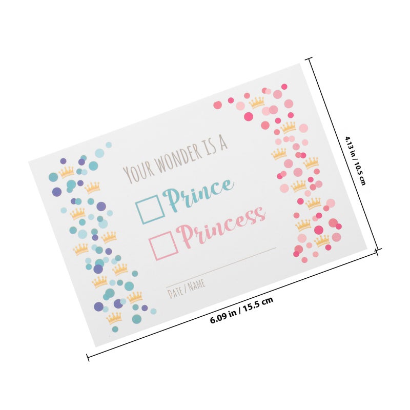 10pcs Lovely Baby Shower Party Cards Delicate Baby Shower Greeting Cards - Image 2