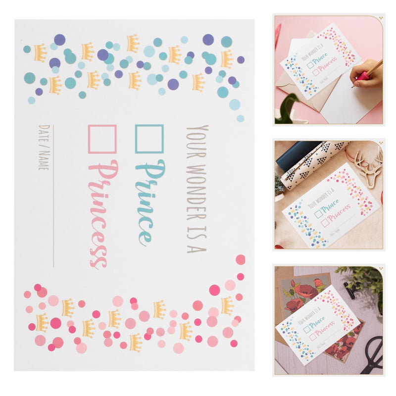 10pcs Lovely Baby Shower Party Cards Delicate Baby Shower Greeting Cards - Image 4