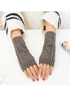 Fingerless Knitting Cotton Polyester Gloves Sleeves