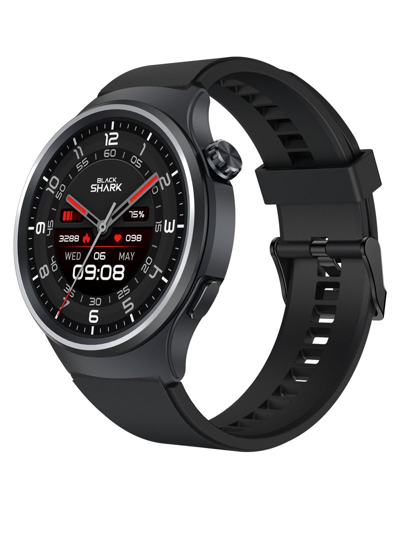 BLACK SHARK A3 Sports Smart Watch 1.53 Inch Display,14 Days Regular Use Battery Life, Over 240 Stylish Watch Faces, Stable Dual Bluetooth Connection, 3ATM Water and Sweat Resistance, 120 Sports Modes A3 - Black  - Image 2