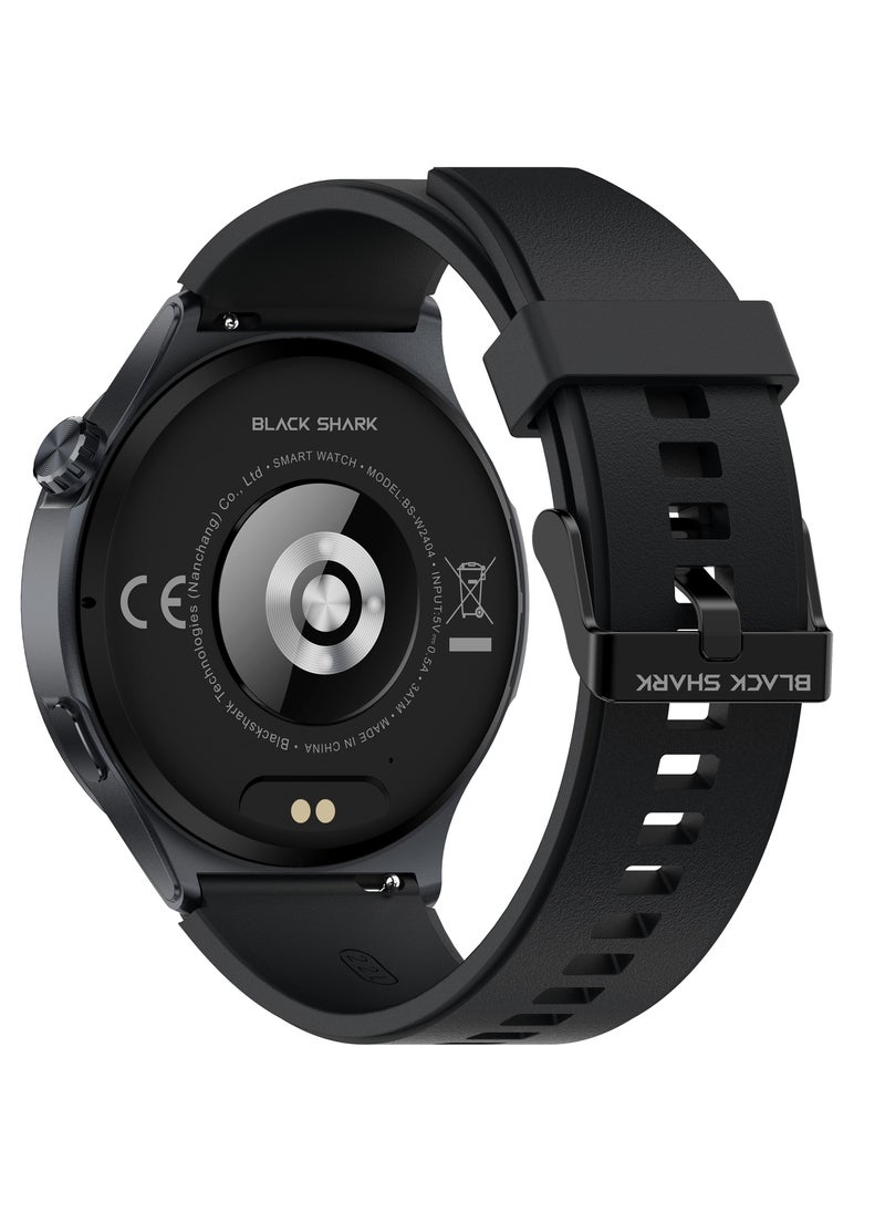 BLACK SHARK A3 Sports Smart Watch 1.53 Inch Display,14 Days Regular Use Battery Life, Over 240 Stylish Watch Faces, Stable Dual Bluetooth Connection, 3ATM Water and Sweat Resistance, 120 Sports Modes A3 - Black  - Image 4
