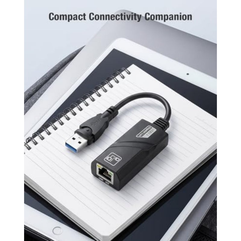 USB 3.0 to Gigabit Ethernet RJ45 Network Adapter Stable 1000Mbps high-speed wired LAN converter, works with MacBook, Windows, Linux, Switch, laptops and desktops - Image 5