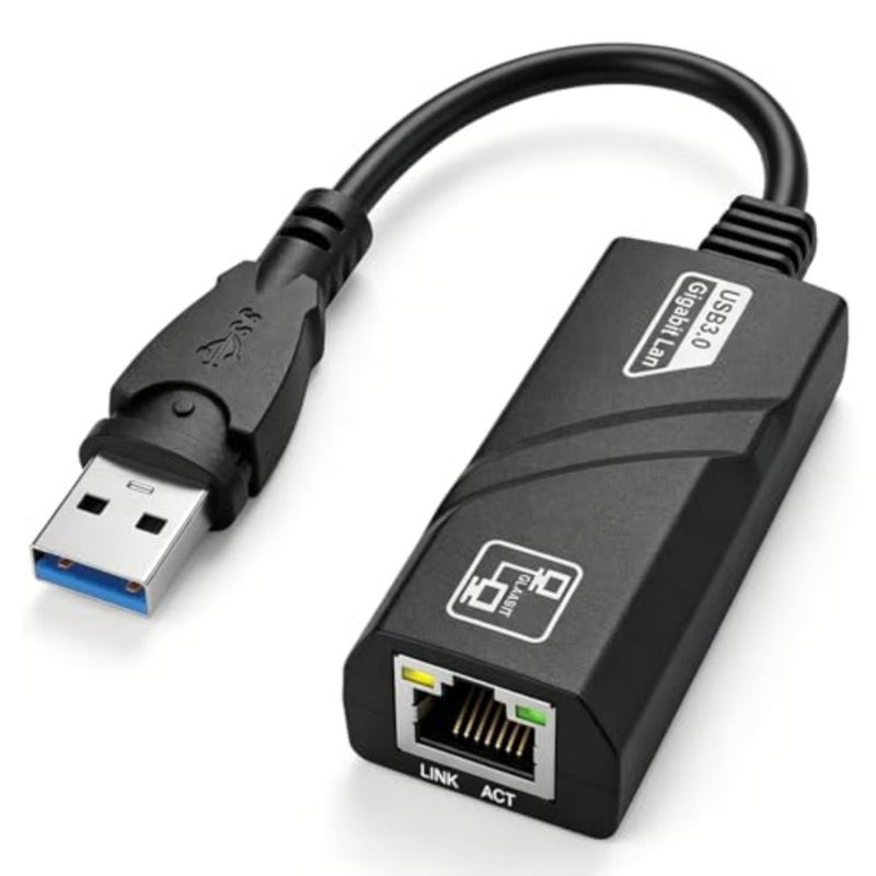 USB 3.0 to Gigabit Ethernet RJ45 Network Adapter Stable 1000Mbps high-speed wired LAN converter, works with MacBook, Windows, Linux, Switch, laptops and desktops - Image 1