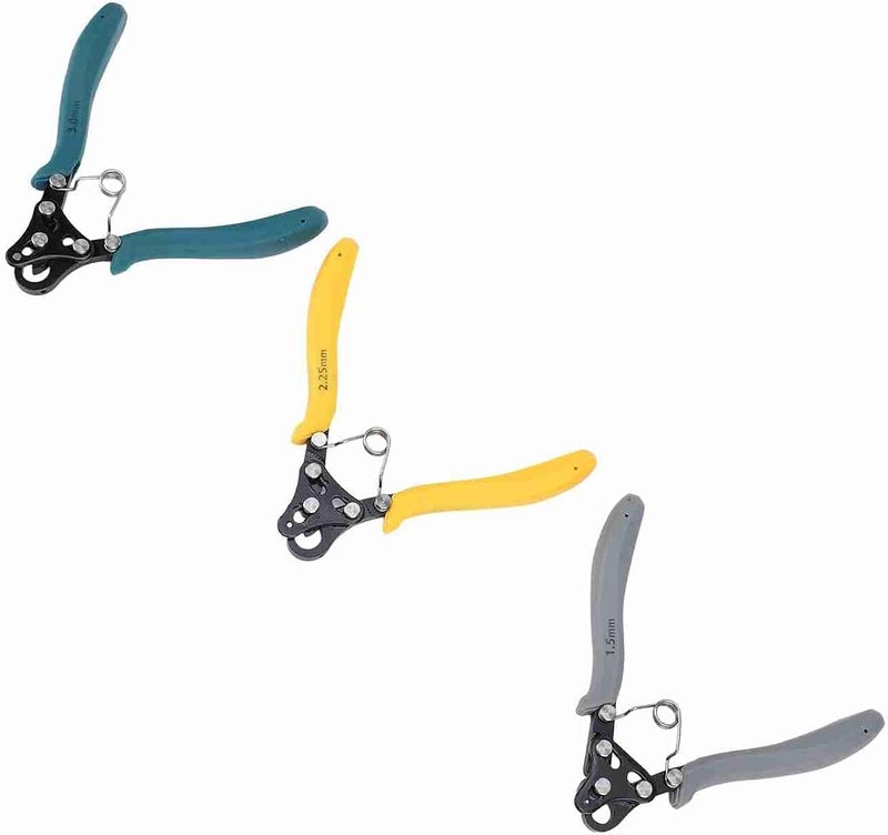 Wire Looping Pliers Efficient 3-Piece Set for 18-26 Gauges Craft Wire Jewelry Making, High Carbon Steel Material - Image 1