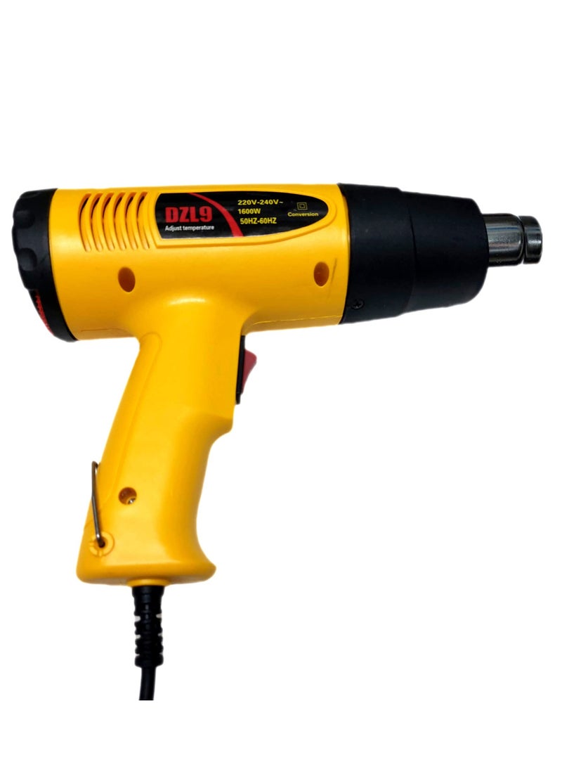 Corded Electric Heat Gun – 2 Modes Adjustable Hot Air Tool for Shrink Wrapping, Soldering, Paint Stripping, Tube Bending, and BBQ Charcoal Heating – Multicolor  - Image 2