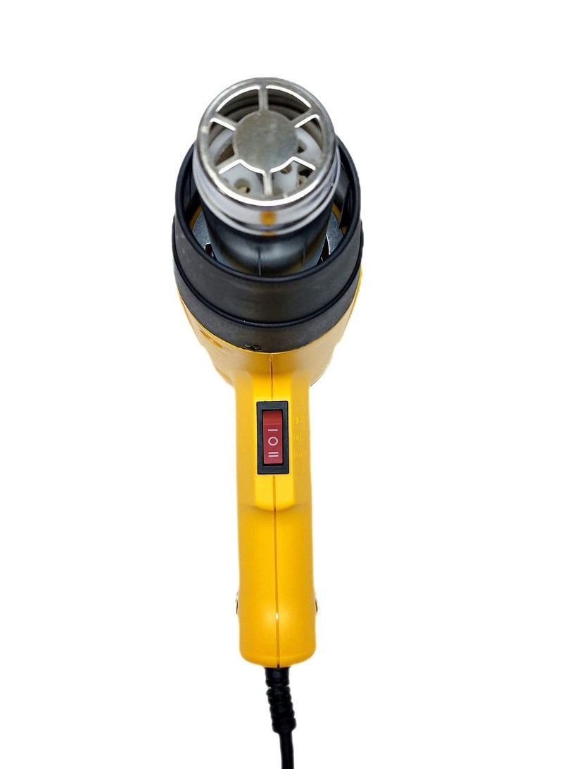 Corded Electric Heat Gun – 2 Modes Adjustable Hot Air Tool for Shrink Wrapping, Soldering, Paint Stripping, Tube Bending, and BBQ Charcoal Heating – Multicolor  - Image 3