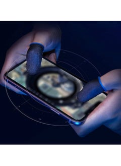 الفضاء الرقمي 4 قطع -قفازات الألعاب الرياضية المسامية المضادة للعرق ومضادة للتعرق (4 ألوان)  راحة ودقة لتحسين تجربة الألعاب مع أكمام أصابع تعمل على اللمس  - Image 5