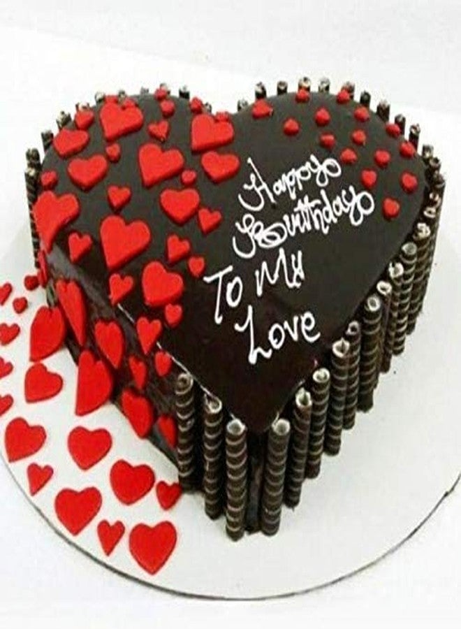 BAKERS 4U قالب كيك على شكل قلب من الألومنيوم من بيكرز فور يو | صينية كيك | وعاء كيك (طول 8 بوصات، ارتفاع 2 بوصة)، فضي - Image 4
