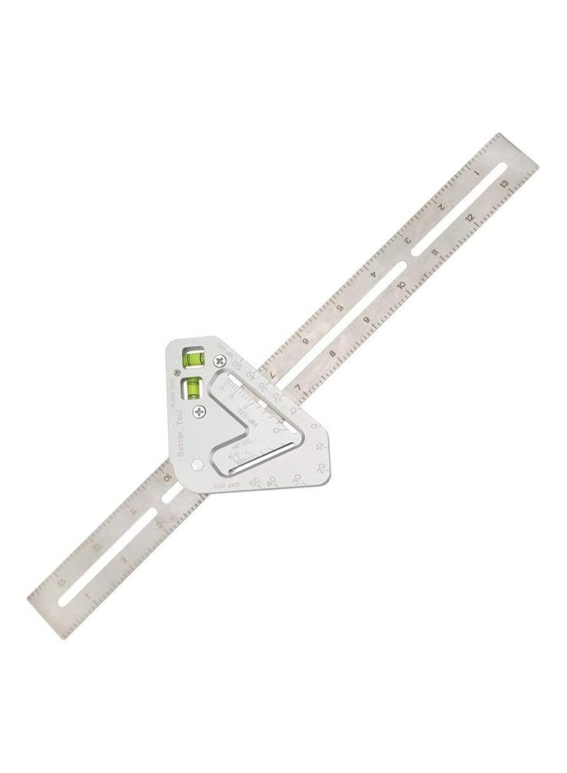 Multifunctional woodworking triangle ruler angle ruler revolutionary carpentry tool measuring tools  - Image 1